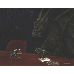 Dragon and a Dragonfly Walk into a Bar